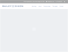 Tablet Screenshot of bdixon.com